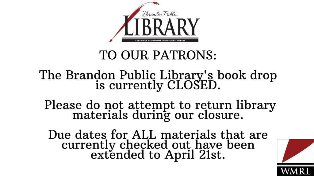 Library Closures March 17-April 14, 2020 Library Closures March 17-April 14, 2020
