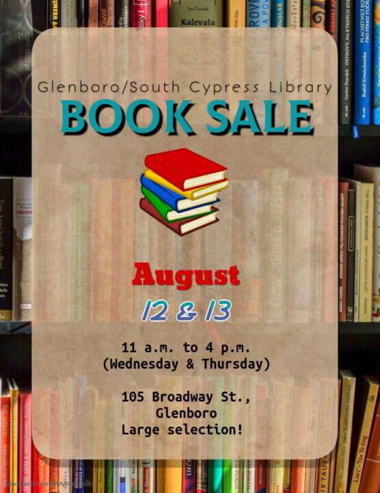 Glenboro/South Cypress Library Book Sale Glenboro/South Cypress Library Book Sale