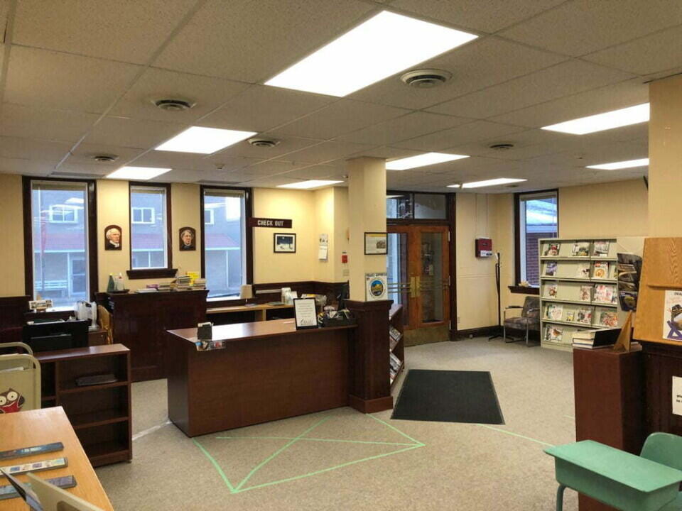 New Lighting at Carberry Library