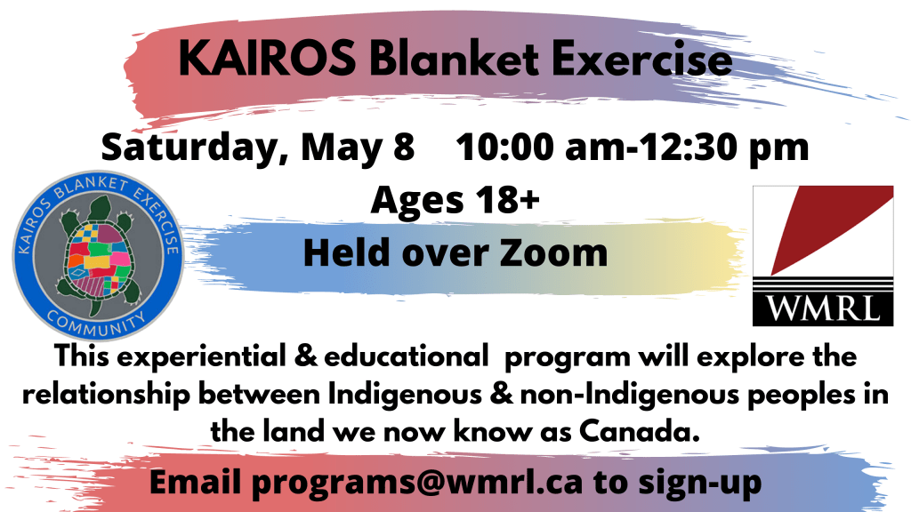 WMRL Presents Virtual KAIROS Blanket Exercise