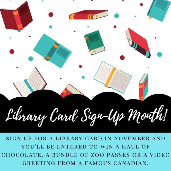 Library Card Sign-Up Month!