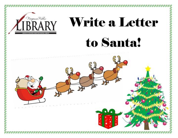 Write to Santa at Storytime in Neepawa