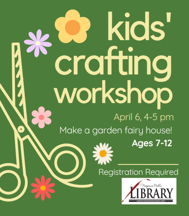 April Craft Workshop | Western Manitoba Regional Library