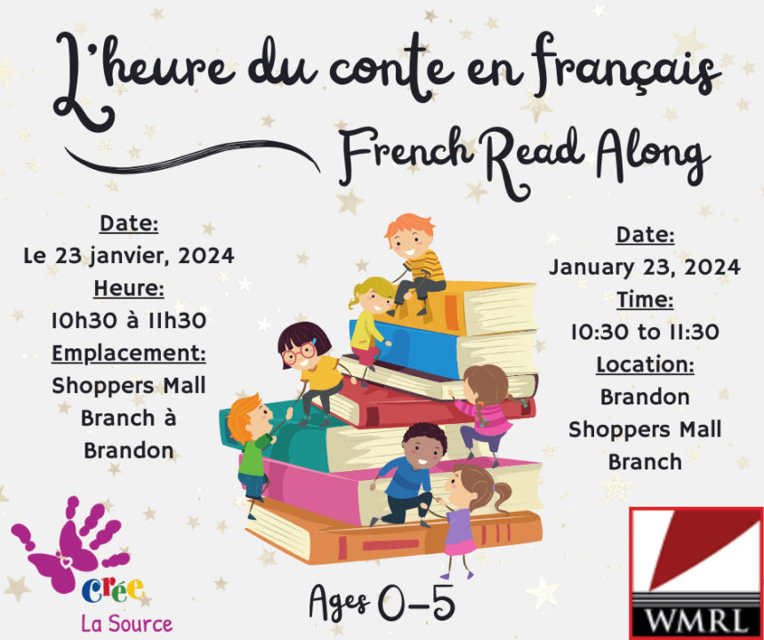 French Read Along Western Manitoba Regional Library