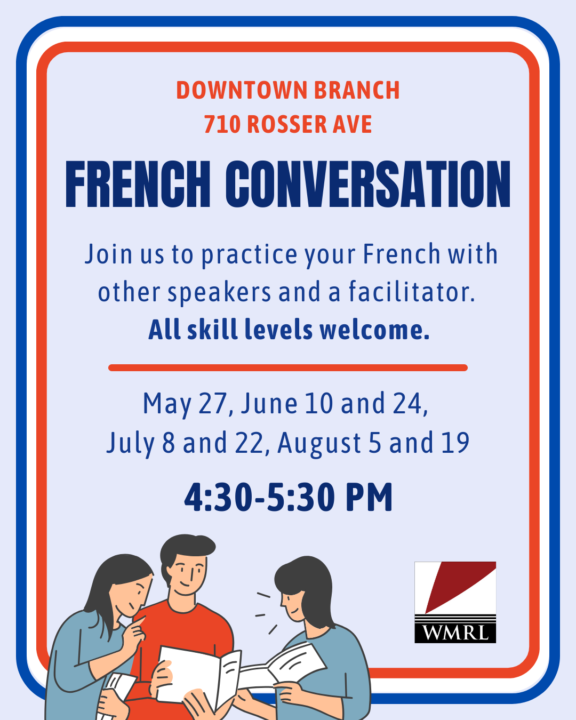 French Conversation @ the Brandon Public Library French Conversation @ the Brandon Public Library