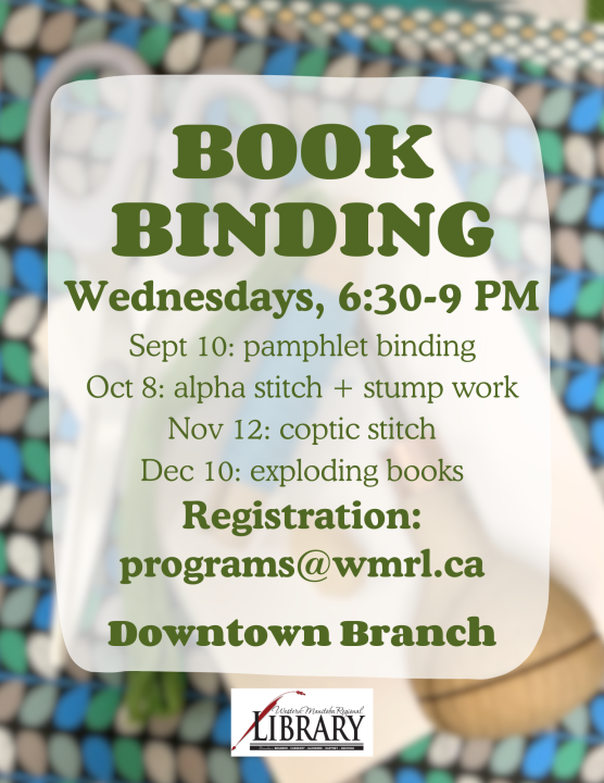 Fall 2025 Book Binding Fall 2025 Book Binding