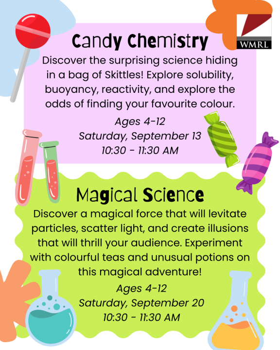 Candy Chemistry & Magical Science @ the Brandon Public Library