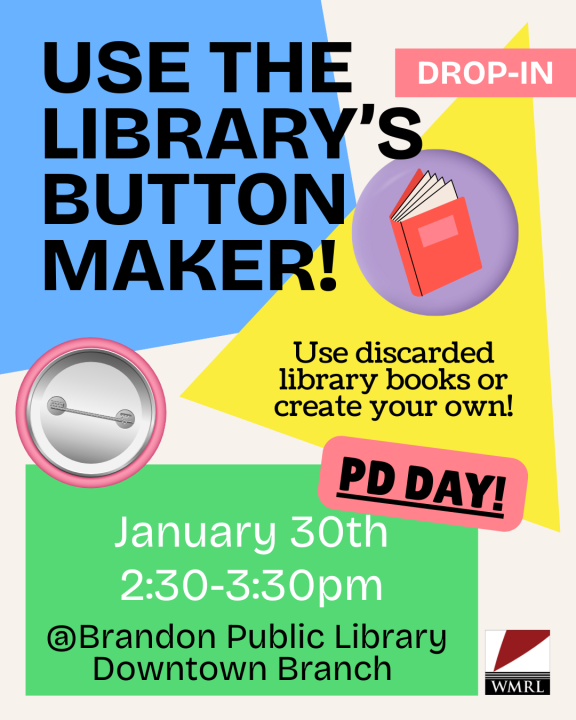 Button Making on a PD Day!