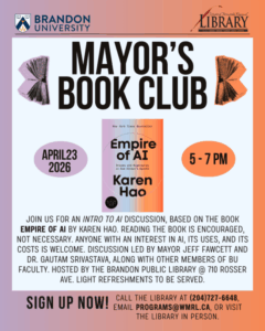 Mayor's Book Club April
