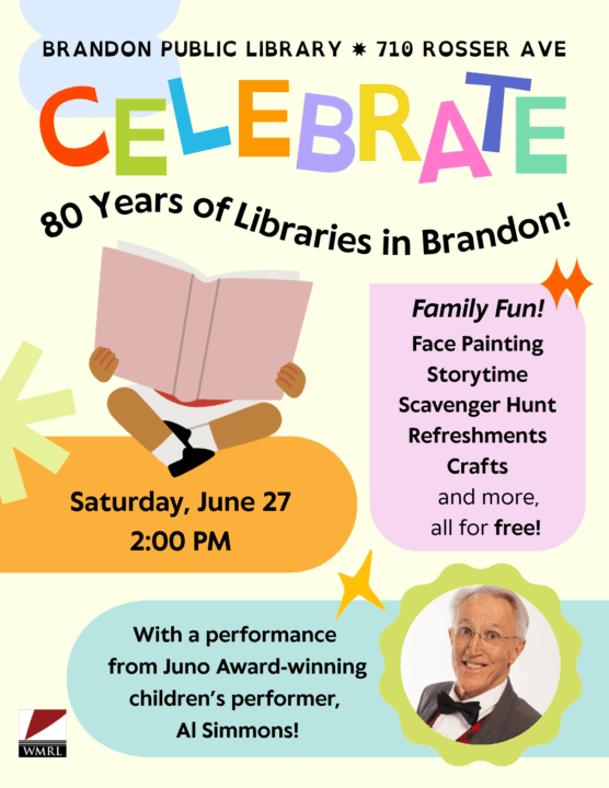 Celebrate 80 years of libraries in Brandon with us!